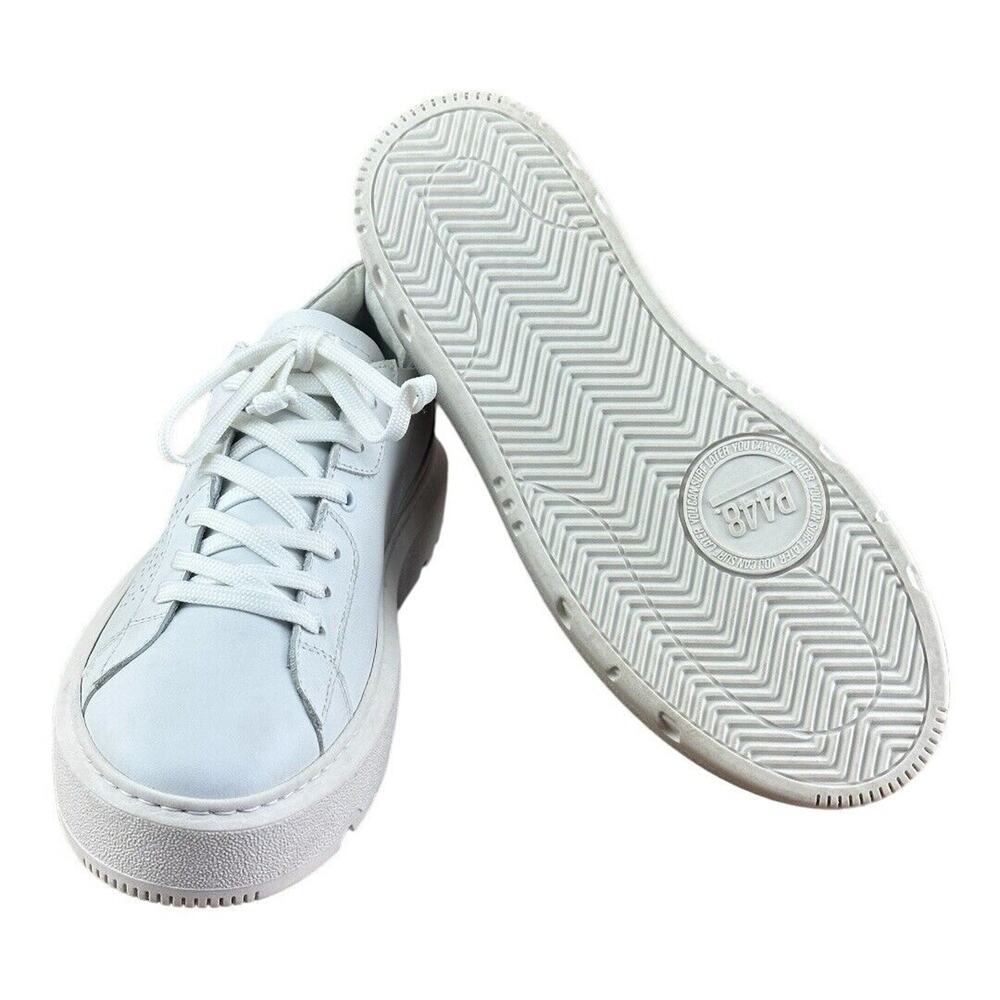 P448 Aerial Low Top Leather Sneakers Shoe White Size Wo’s 10.5-11|Men 8.5 41 - Picture 6 of 7